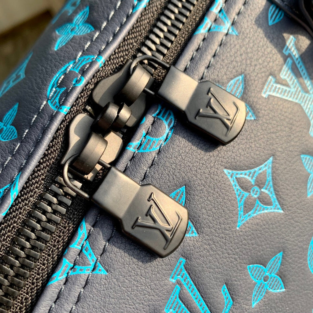 Louis Vuitton Keepall Bandouliere 50 Bag M46593 Navy River Blue