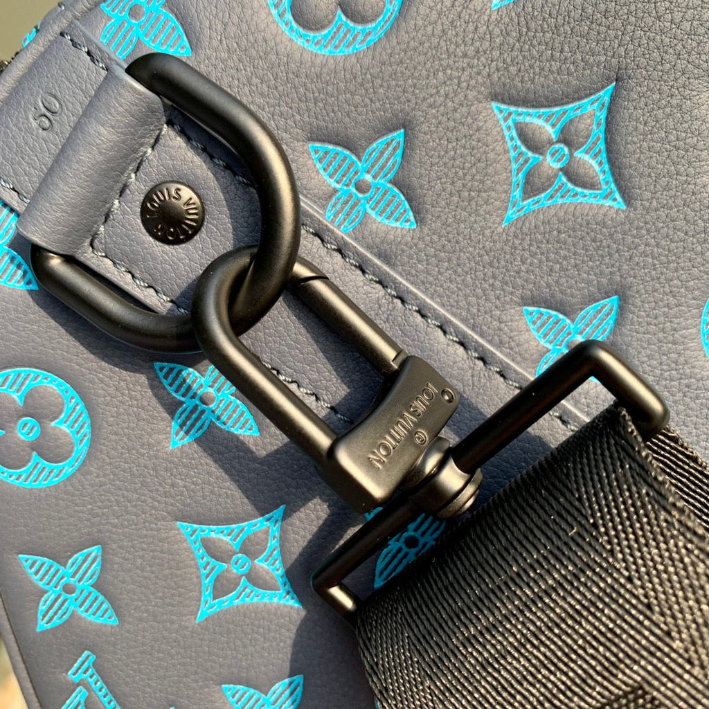 Louis Vuitton Keepall Bandouliere 50 Bag M46593 Navy River Blue