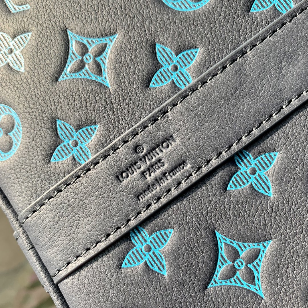 Louis Vuitton Keepall Bandouliere 50 Bag M46593 Navy River Blue