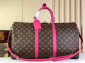 Louis Vuitton Keepall Bandoulière 50 M46773 Monogram Canvas Plum