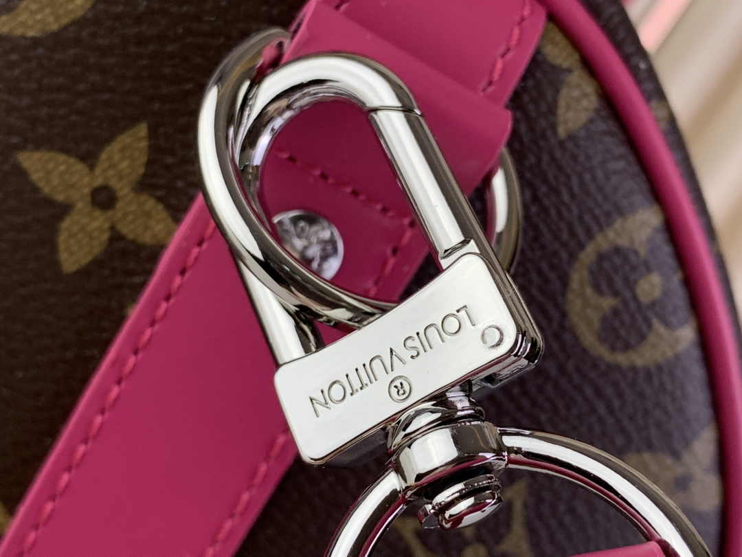 Louis Vuitton Keepall Bandoulière 50 M46773 Monogram Canvas Plum