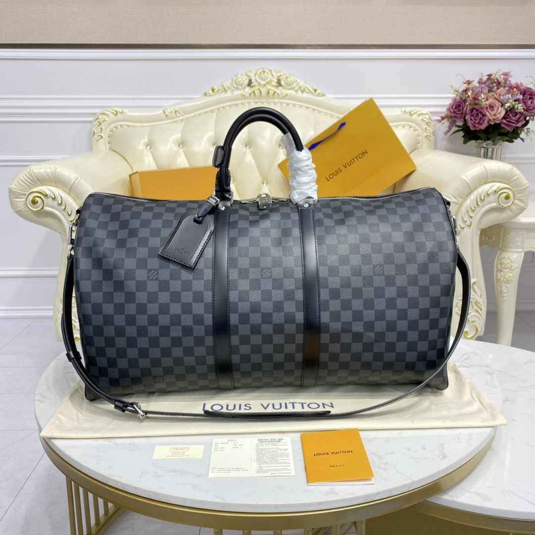Louis Vuitton Keepall Bandoulière 55 N41413 Coated Canvas