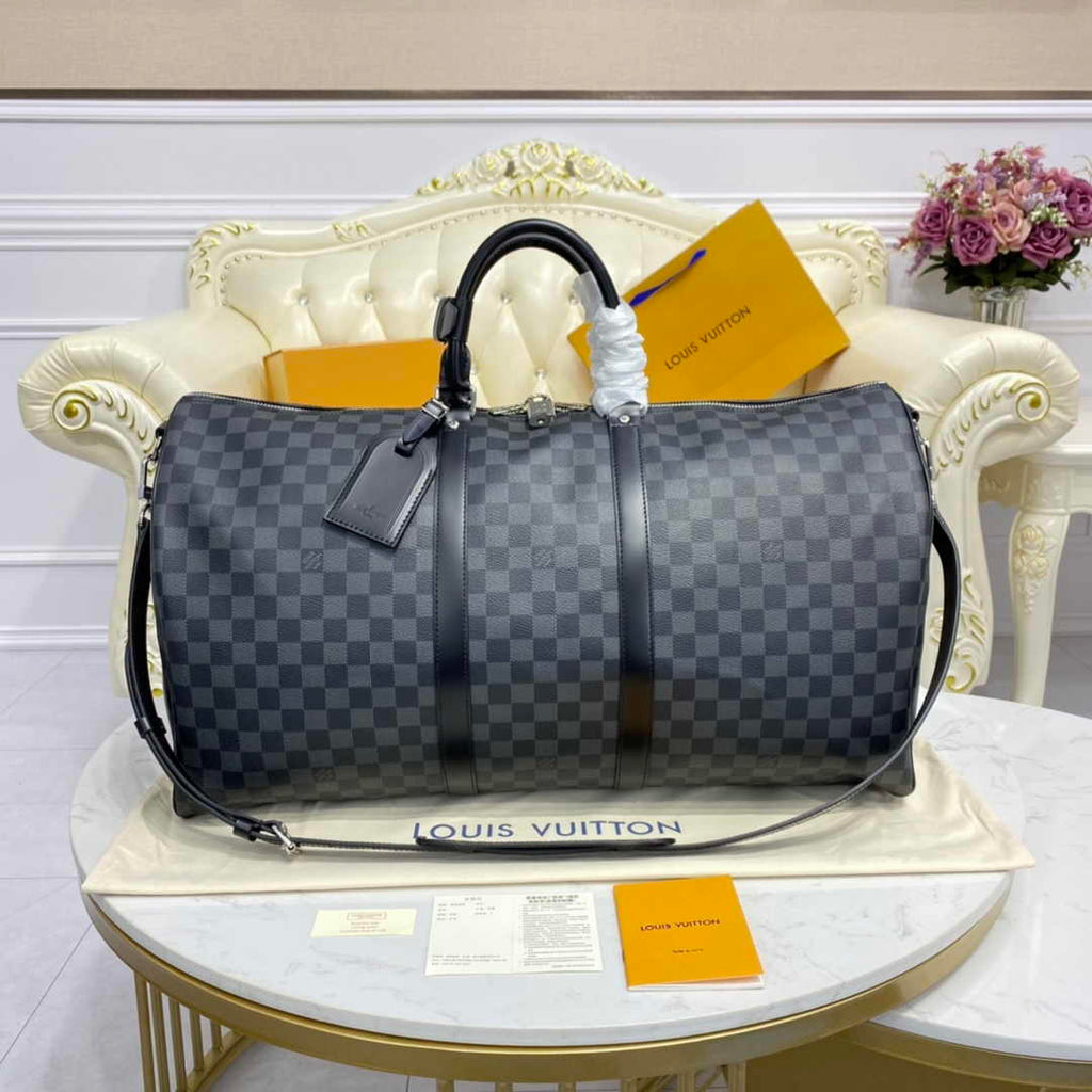 Louis Vuitton Keepall Bandoulière 55 N41413 Coated Canvas