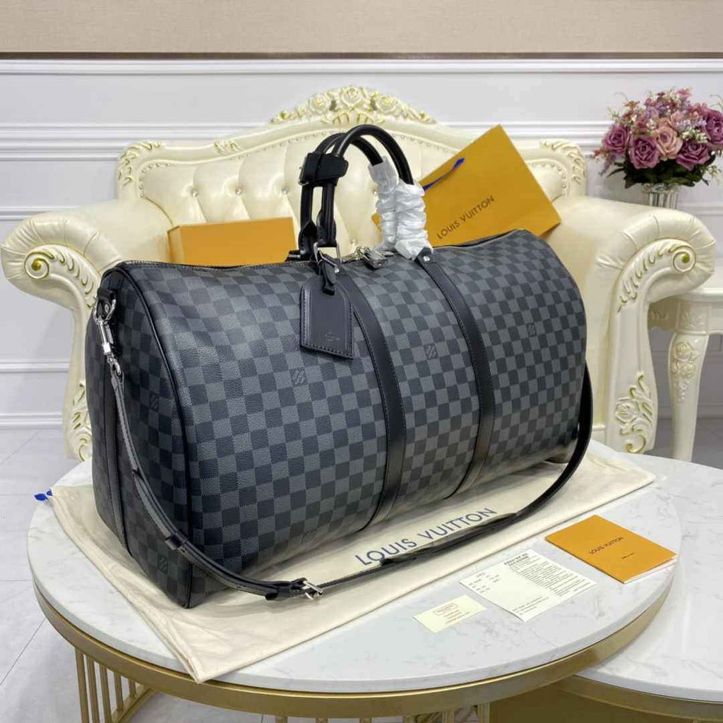 Louis Vuitton Keepall Bandoulière 55 N41413 Coated Canvas