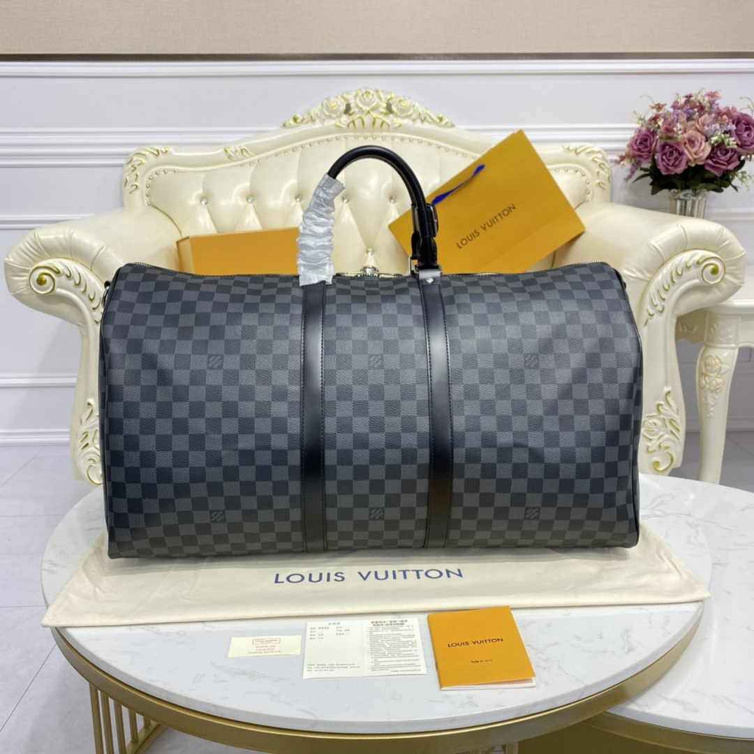 Louis Vuitton Keepall Bandoulière 55 N41413 Coated Canvas