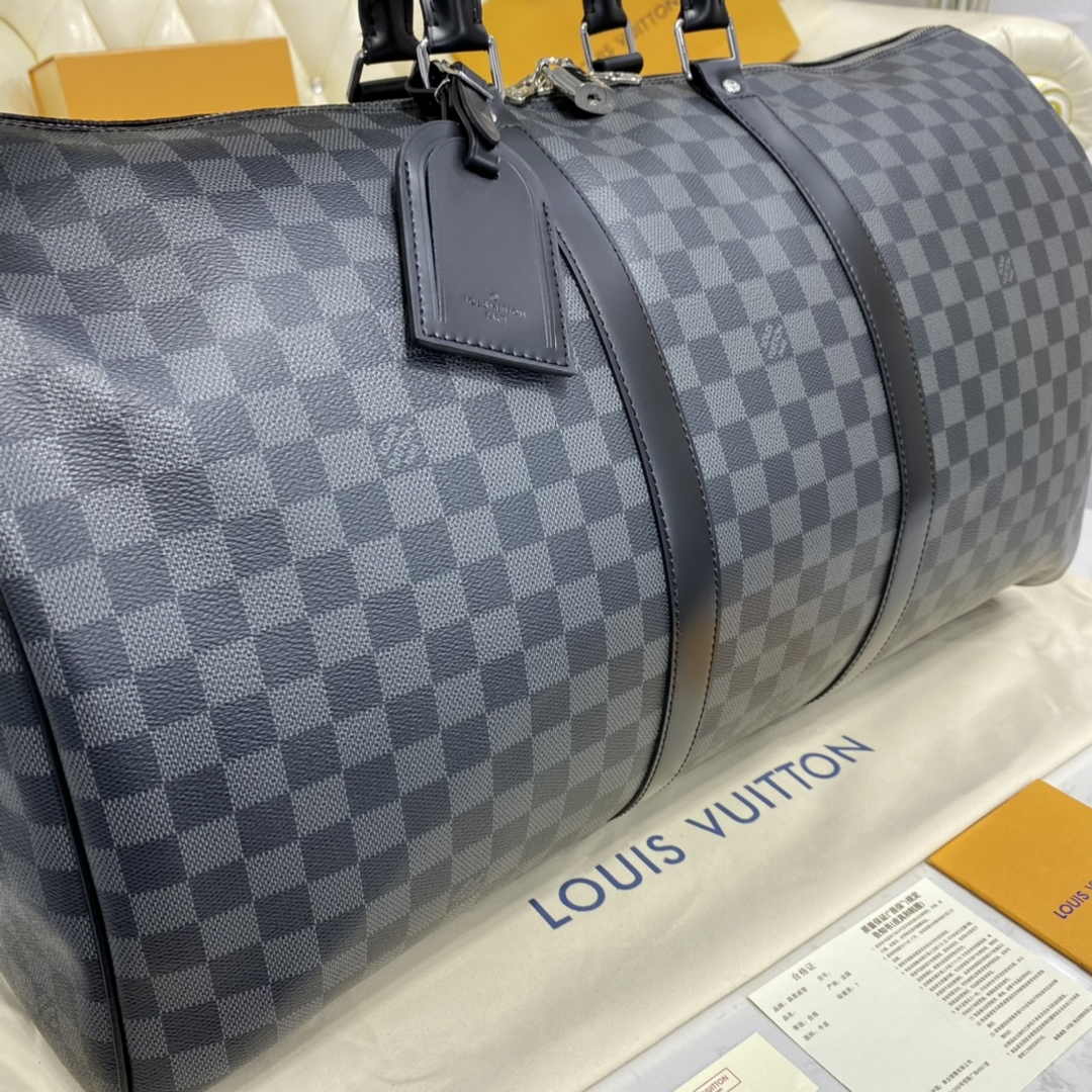 Louis Vuitton Keepall Bandoulière 55 N41413 Coated Canvas