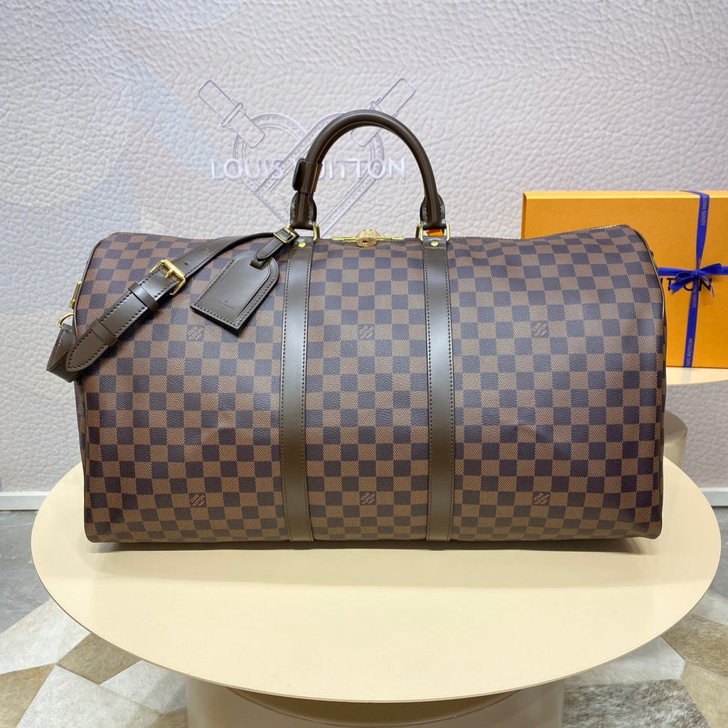 Louis Vuitton Keepall Bandoulière 55 N41414 Coated Canvas