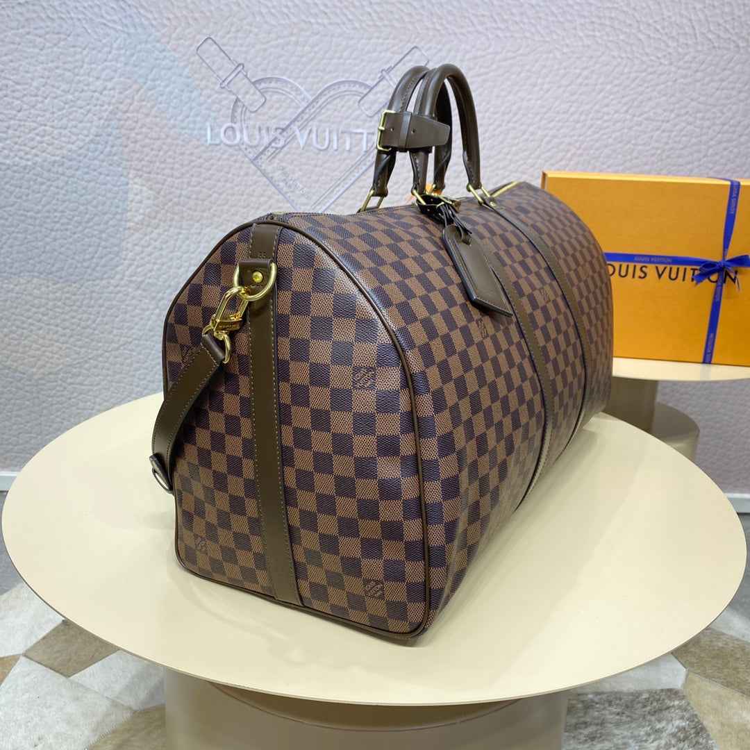 Louis Vuitton Keepall Bandoulière 55 N41414 Coated Canvas
