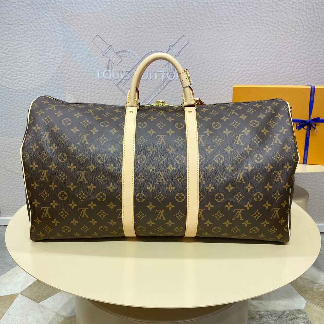 Louis Vuitton Keepall Bandoulière 55 M41414 Coated Canvas
