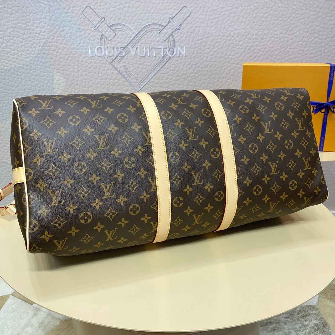 Louis Vuitton Keepall Bandoulière 55 M41414 Coated Canvas