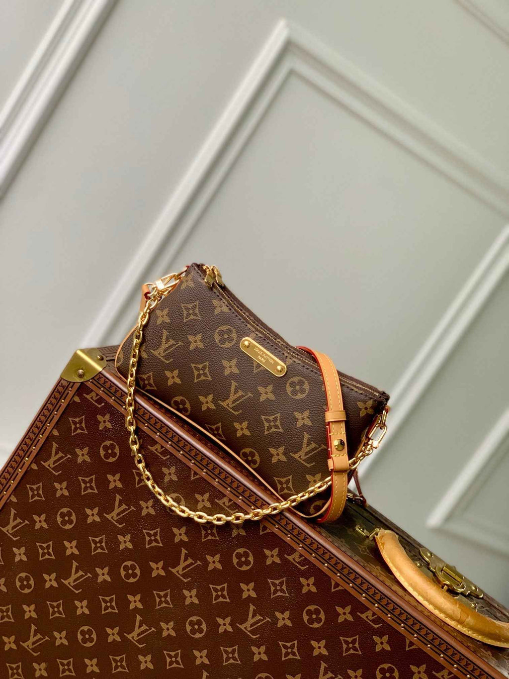 Louis Vuitton Liv Pochette Bag M83008 Monogram canvas