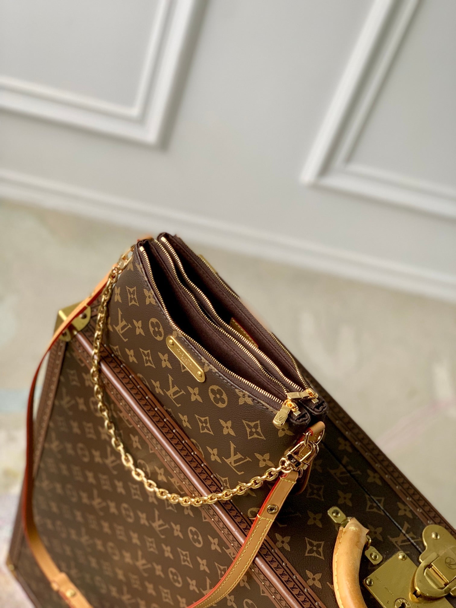 Louis Vuitton Liv Pochette Bag M83008 Monogram canvas