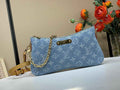 Louis Vuitton Liv Pochette Bag M14159 Blue Washed