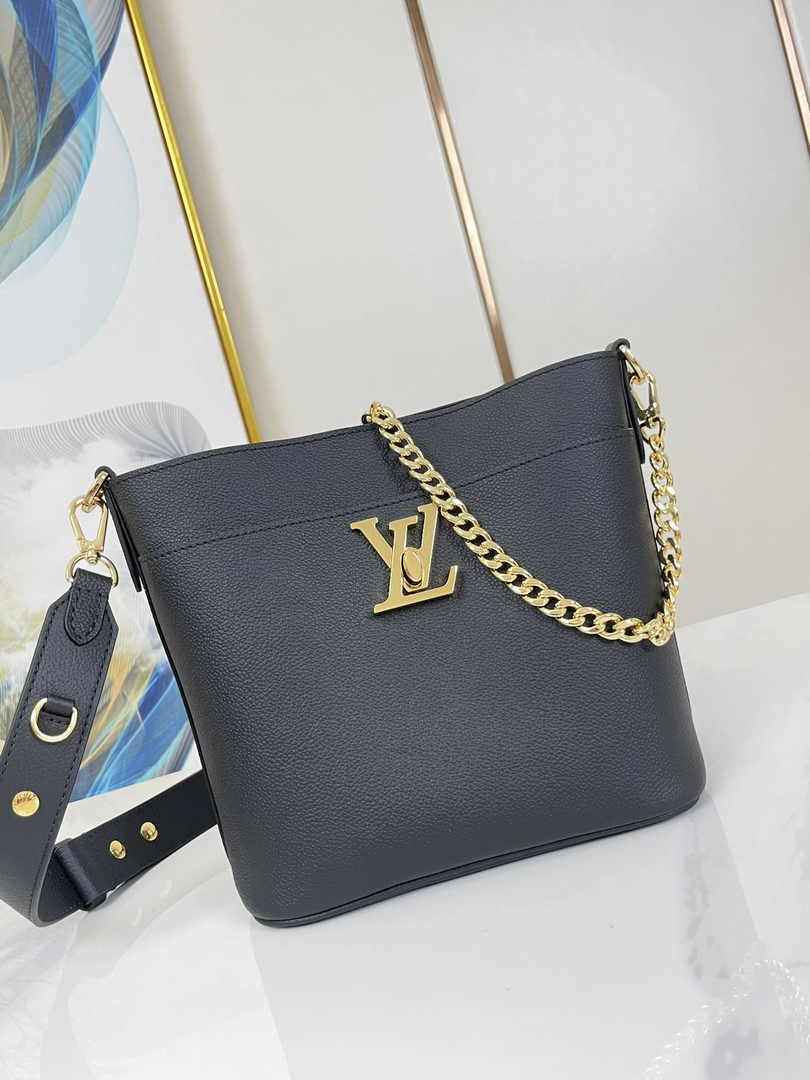 Louis Vuitton Lock and Walk Lockme M24006 Black Grained calf leather - Default Title - View 2