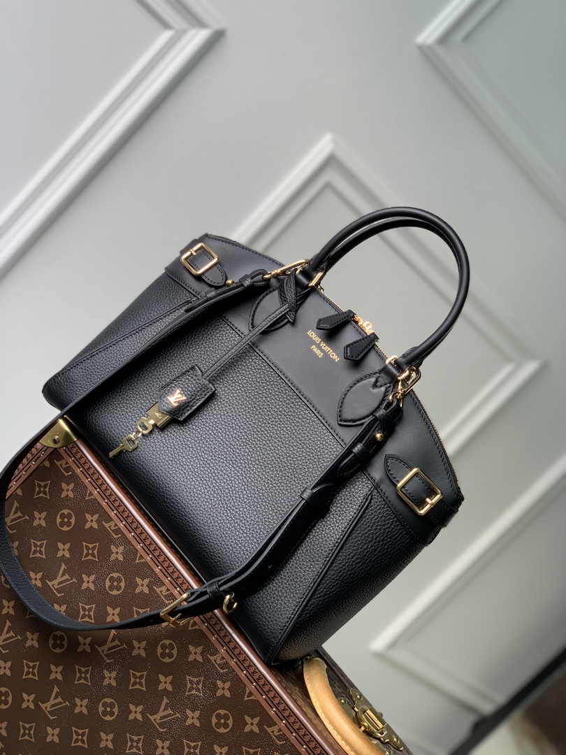 Louis Vuitton Lock It MM High End M22914 Black Leathers - Default Title - View 1