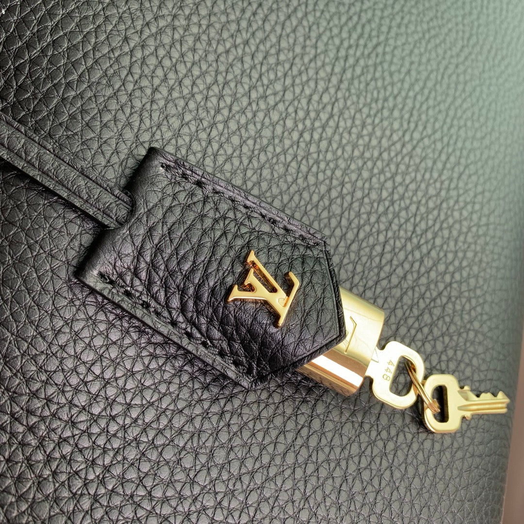 Louis Vuitton Lock It MM High End M22914 Black Leathers - Default Title - View 7