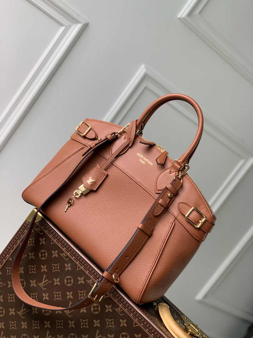 Louis Vuitton Lock It MM High End M22925 Brown Leathers - Default Title - View 2