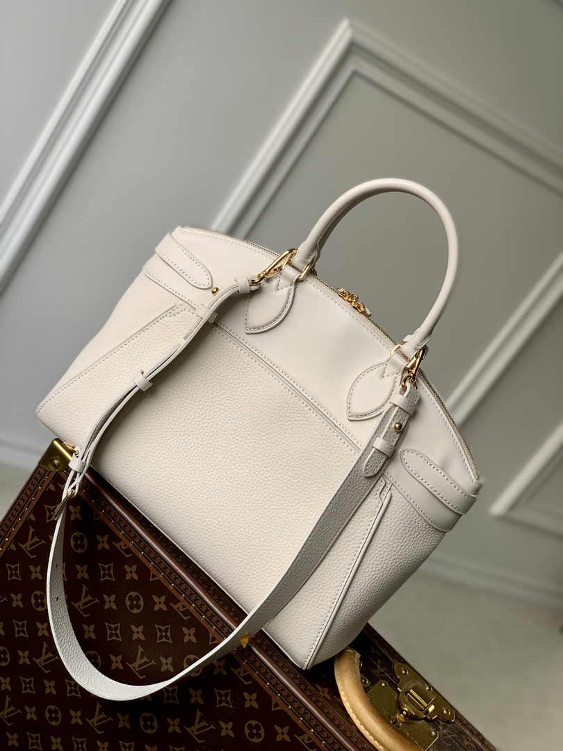 Louis Vuitton Lock It MM High End M23061 Beige Leathers - Default Title - View 3