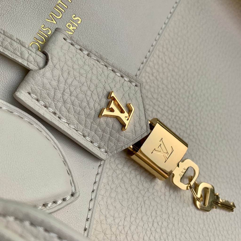 Louis Vuitton Lock It MM High End M23061 Beige Leathers - Default Title - View 5
