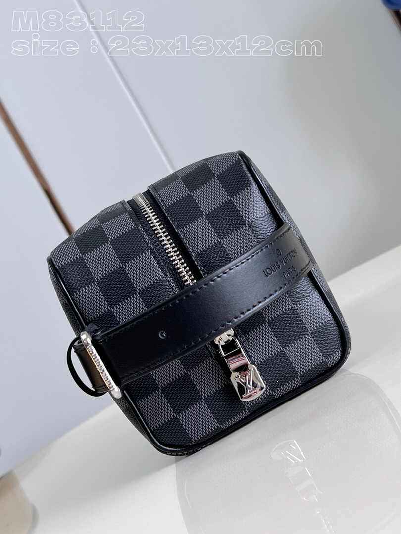 Louis Vuitton Locker Dopp Kit M83112 Damier Graphite coated canvas - Default Title - View 4