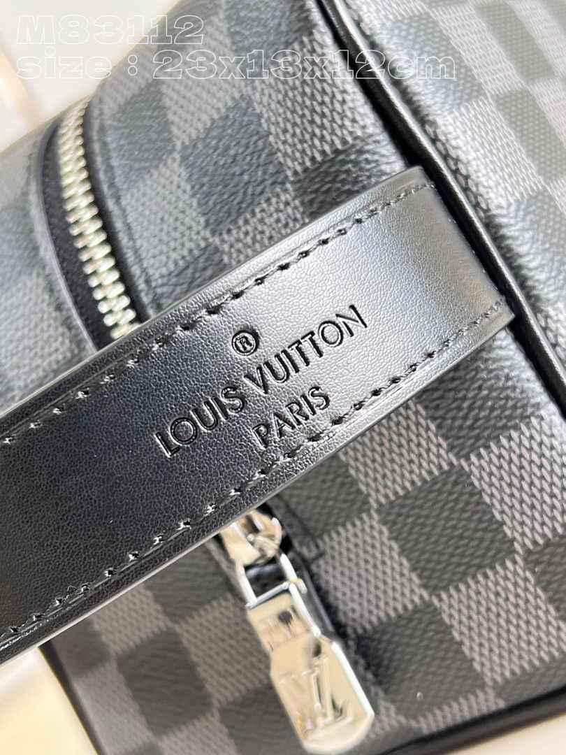 Louis Vuitton Locker Dopp Kit M83112 Damier Graphite coated canvas - Default Title - View 5