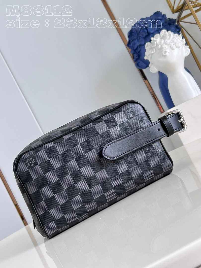 Louis Vuitton Locker Dopp Kit M83112 Damier Graphite coated canvas - Default Title - View 2