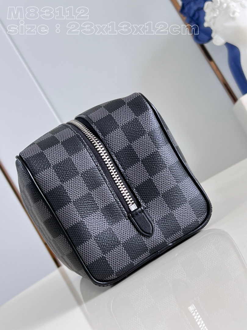Louis Vuitton Locker Dopp Kit M83112 Damier Graphite coated canvas - Default Title - View 6