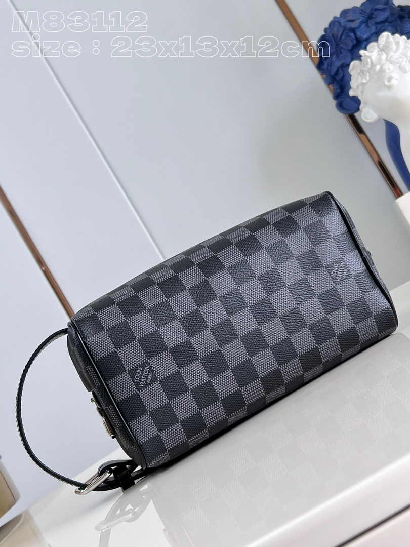 Louis Vuitton Locker Dopp Kit M83112 Damier Graphite coated canvas - Default Title - View 7
