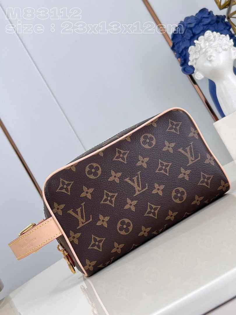 Louis Vuitton Locker Dopp Kit M83112 Monogram Coated Canvas - Default Title - View 1