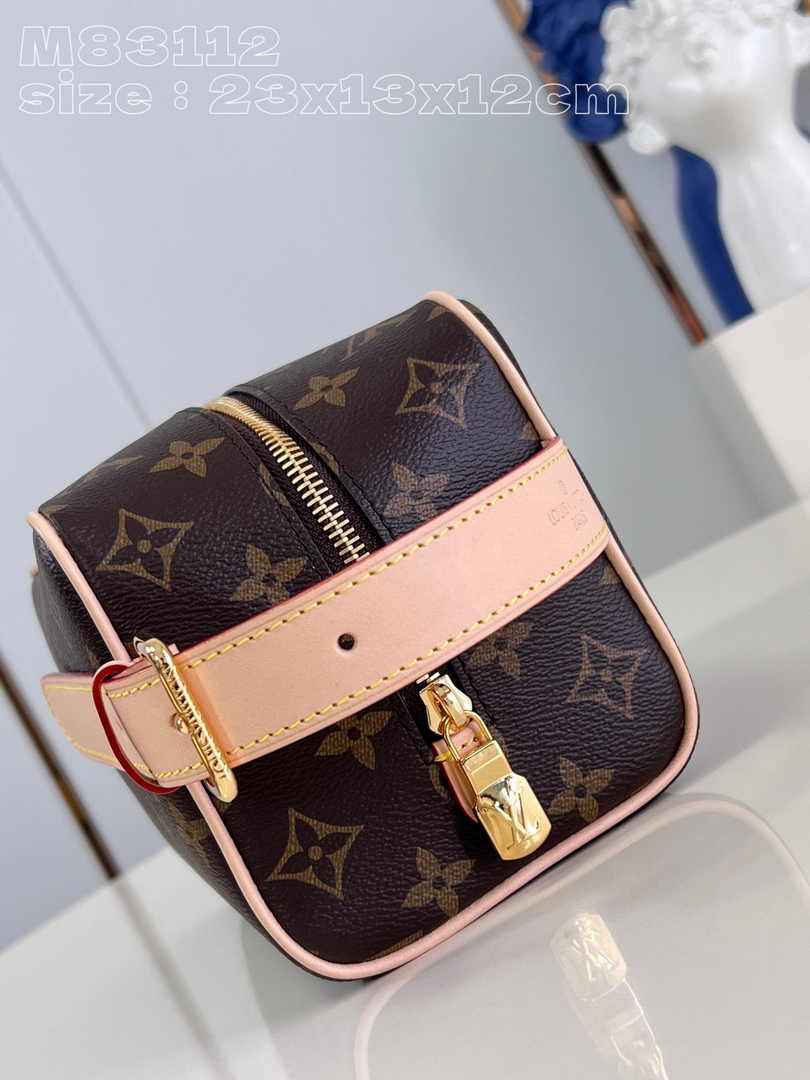Louis Vuitton Locker Dopp Kit M83112 Monogram Coated Canvas - Default Title - View 3