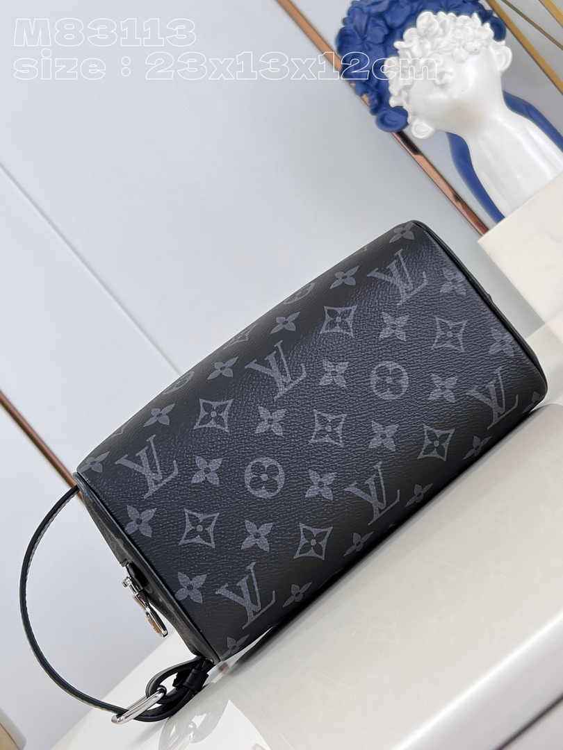 Louis Vuitton Locker Dopp Kit M83113 Monogram Eclipse Coated Canvas - Default Title - View 5