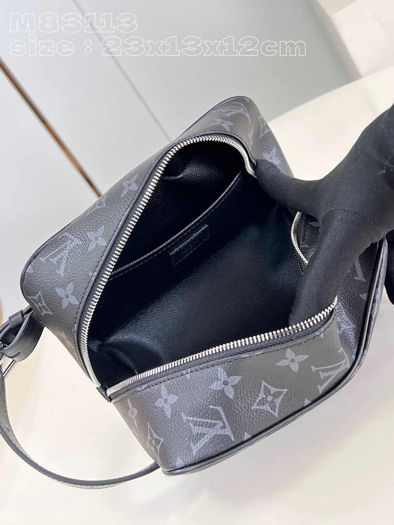 Louis Vuitton Locker Dopp Kit M83113 Monogram Eclipse Coated Canvas - Default Title - View 7