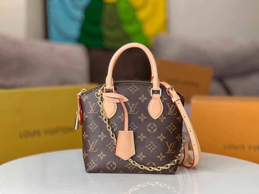 Louis Vuitton Lockit BB Bag M12019 Coated canvas