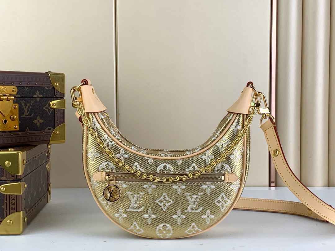 Louis Vuitton Loop Bag M22928 Beige Monoglam canvas