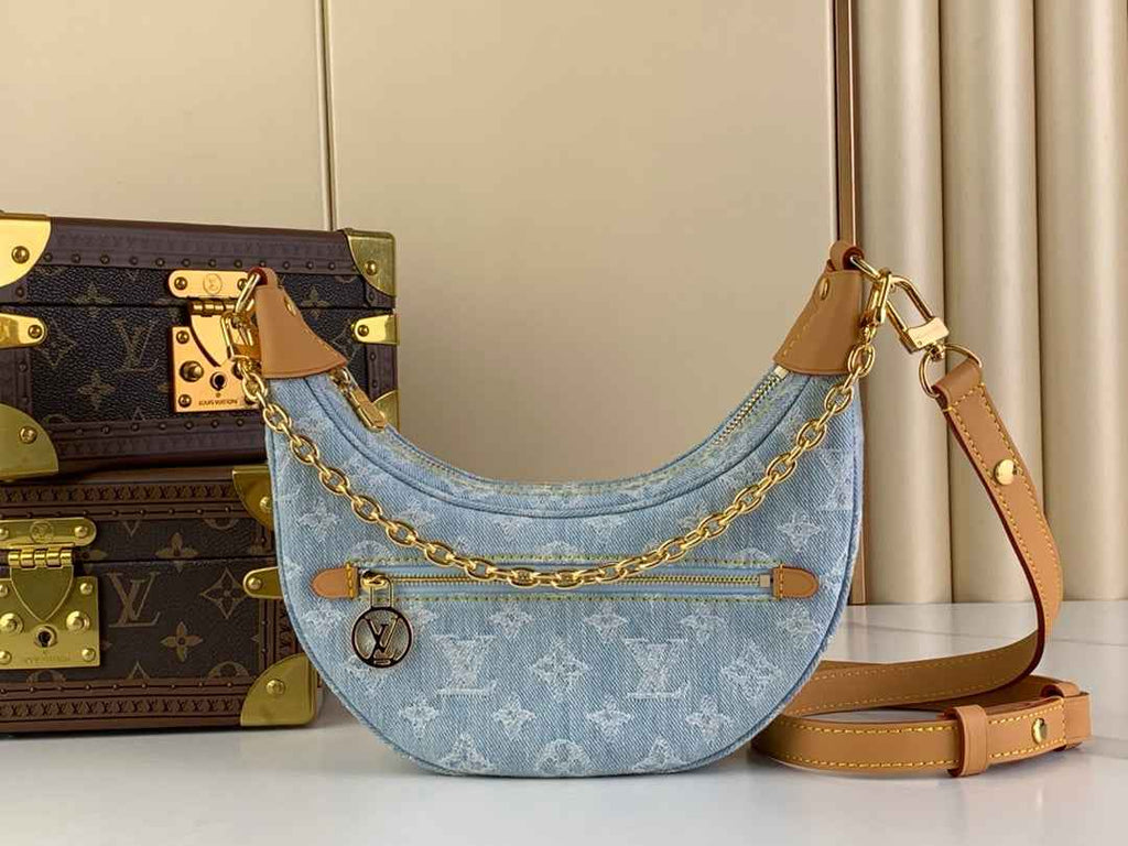 Louis Vuitton Loop Bag M24846 Sky Blue Denim
