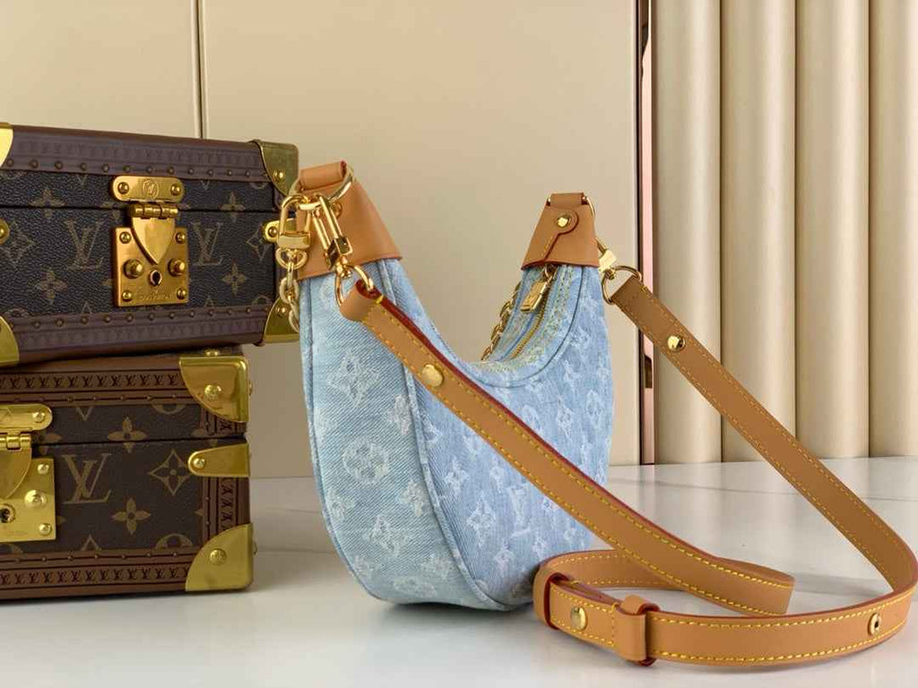 Louis Vuitton Loop Bag M24846 Sky Blue Denim