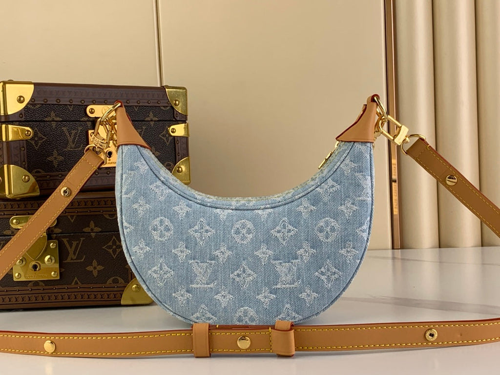 Louis Vuitton Loop Bag M24846 Sky Blue Denim - Default Title - View 3