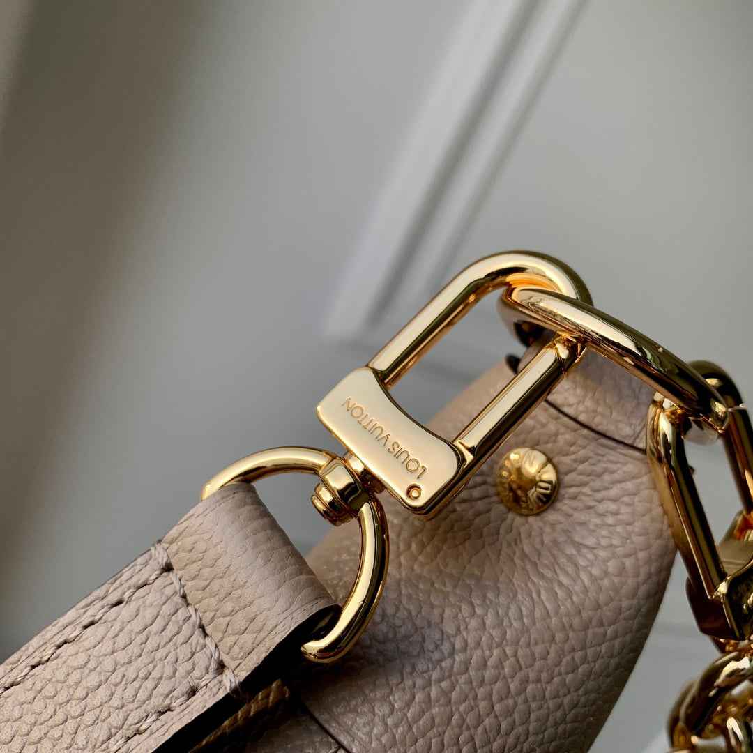 Louis Vuitton Loop Hobo M46738 Dove Gray Monogram Leather