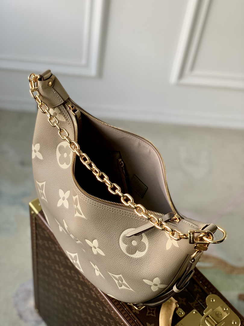 Louis Vuitton Loop Hobo M46738 Dove Gray Monogram Leather - Default Title - View 6