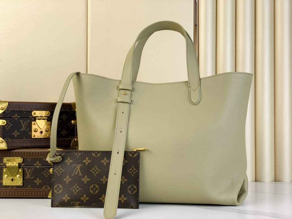 Louis Vuitton Low Key Cabas MM Bag M25343 Green Smooth calf leather