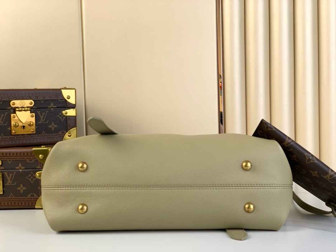 Louis Vuitton Low Key Cabas MM Bag M25343 Green Smooth calf leather