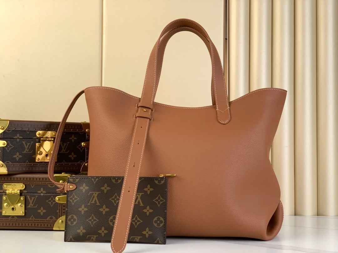 Louis Vuitton Low Key Cabas MM Bag M25342 Brown Smooth calf leather