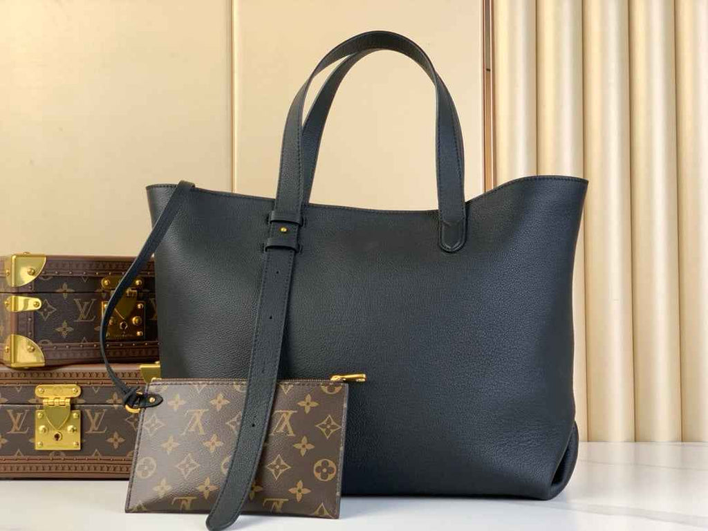 Louis Vuitton Low Key Cabas MM Bag M25341 Black Smooth calf leather