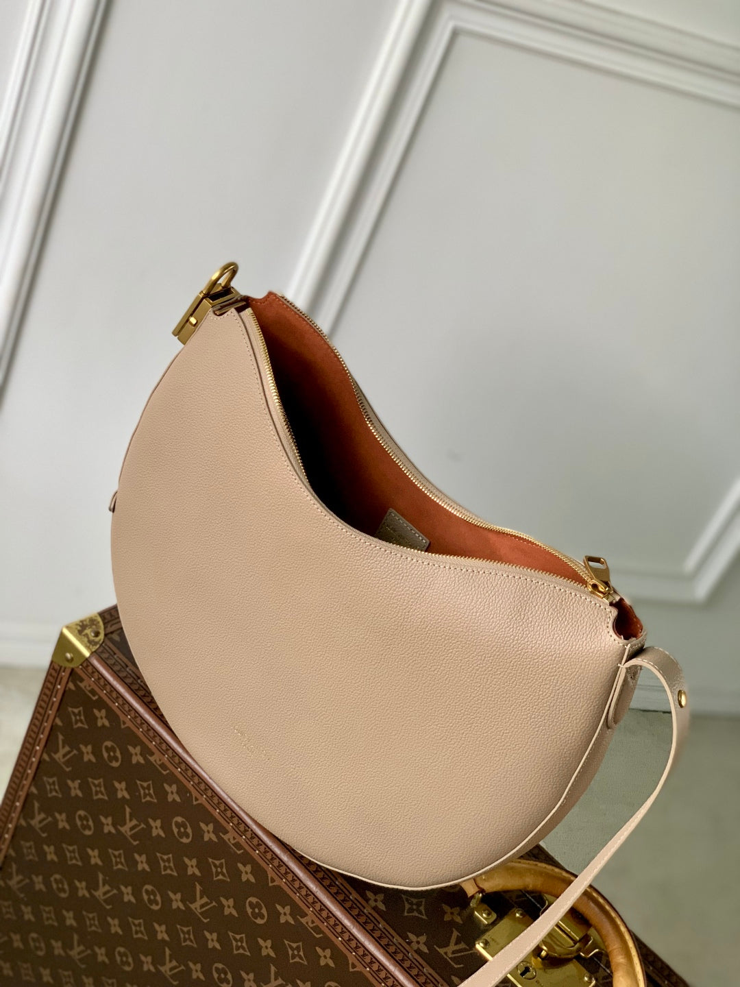 Louis Vuitton Low Key Cookie MM Bag M14635 Walnut Calf leather