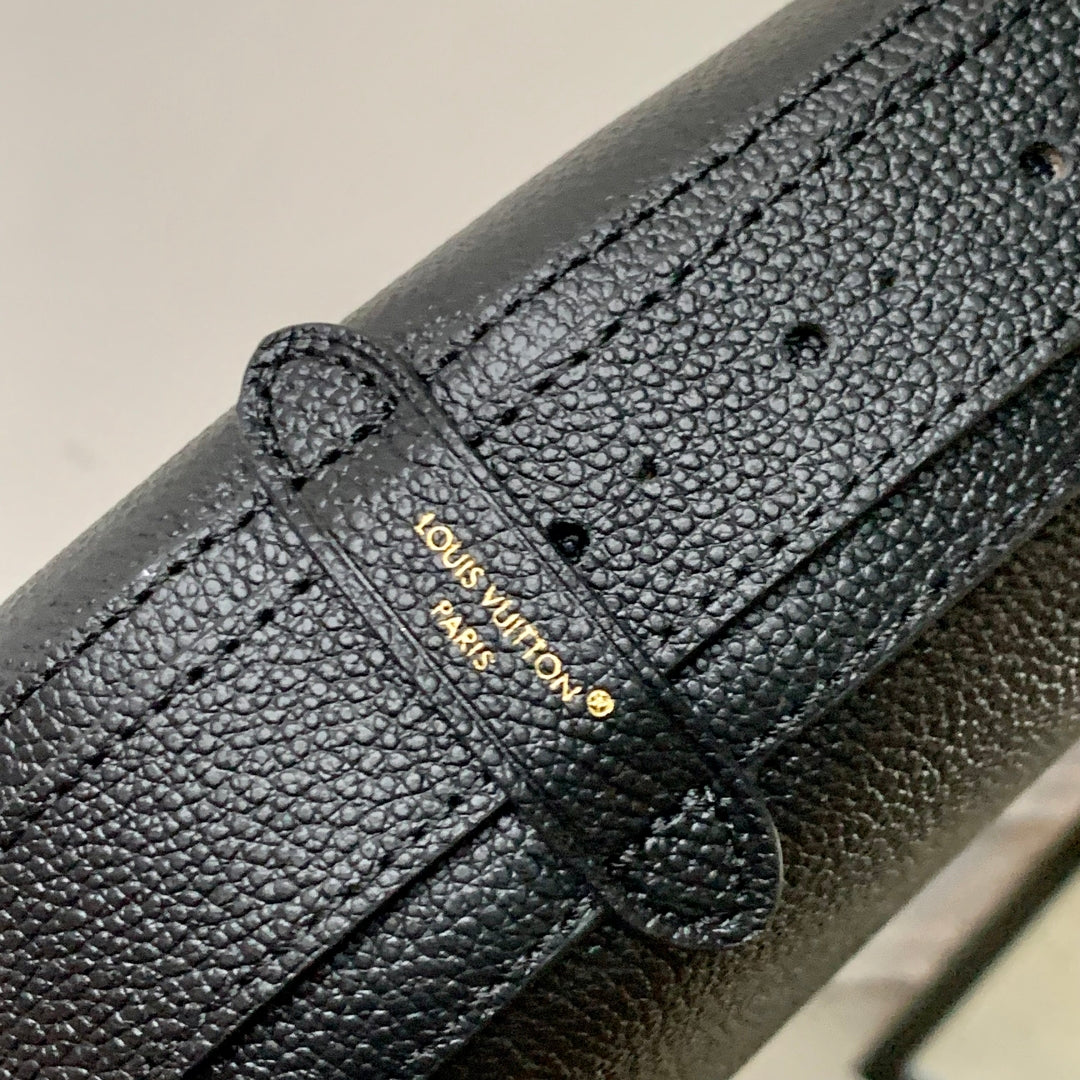 Louis Vuitton Low Key Cookie MM Bag M14417 Black Calf leather