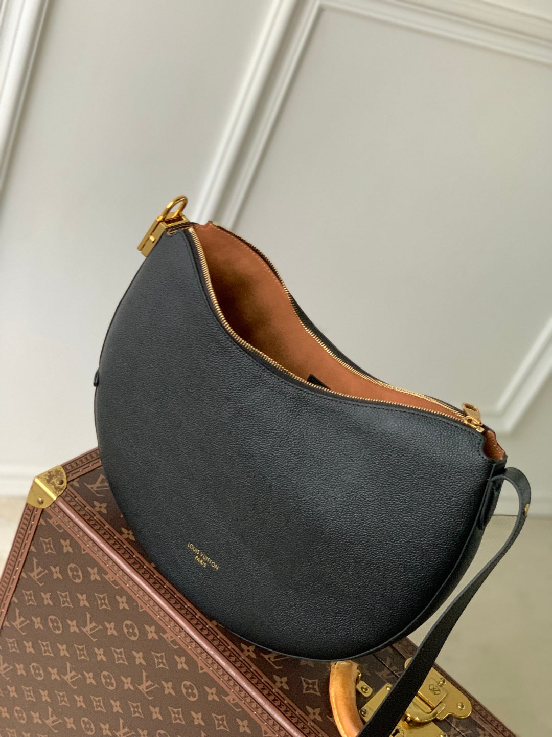 Louis Vuitton Low Key Cookie MM Bag M14417 Black Calf leather