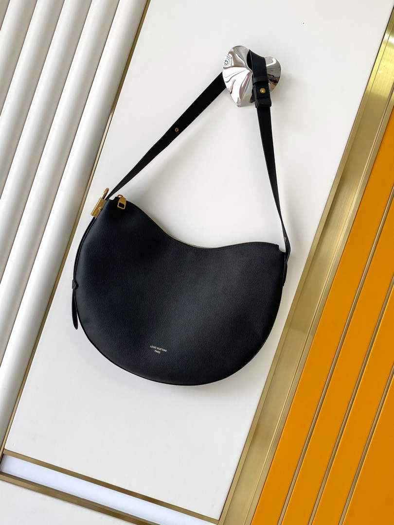 Louis Vuitton Low Key Cookie MM Bag M14417 Black Calf leather