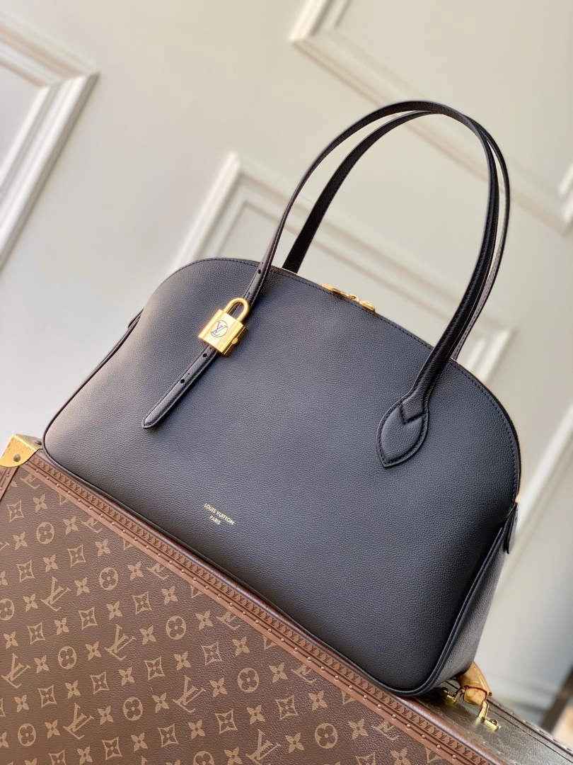 Louis Vuitton Low Key Duffle Tote M26257 Black Leather
