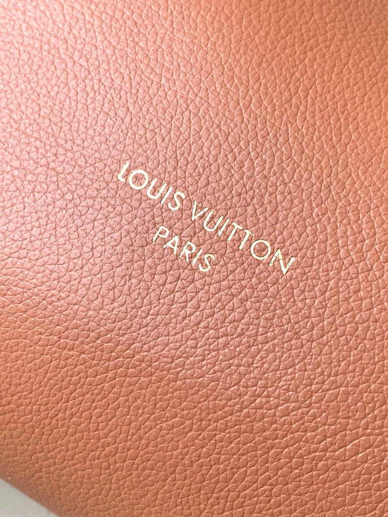 Louis Vuitton Low Key Hobo MM Bag M24974 Beige Grained calfskin