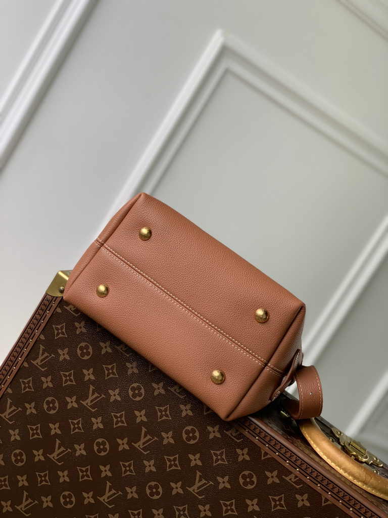 Louis Vuitton Low Key Hobo PM Bag M25354 Brown Grained calfskin - Default Title - View 4
